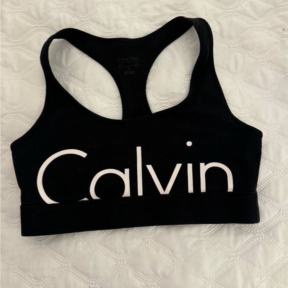Calvin Klein Performance Stretch Women’s Activewear M Sports Bra!